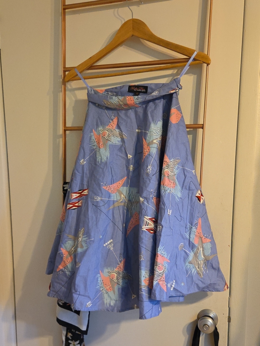 Trashy Diva Atomic Hourglass Vintage-Inspired A-Line Skirt And Top Set